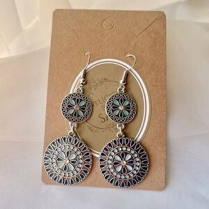5 for $25 Silver Blue Boho New Dangles